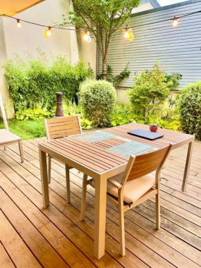 Grand et charmant appartement familial, 3 chambres, et moderne avec grand jardin et parking privatif aux portes de Paris